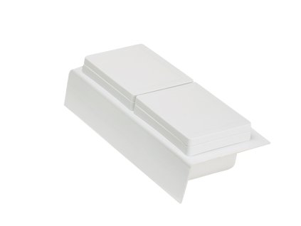 GOLLINUCCI Koupelnový organizér s přísl. pro hloubku 270 mm, bílá 122x242x69