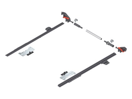 BLUM ZS4.400MU boční stabilizace MERIVOBOX, 270-400mm