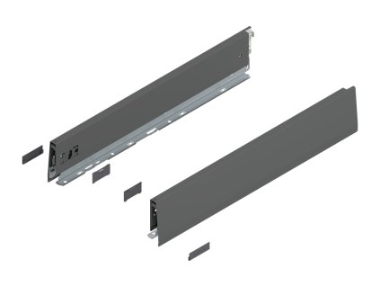 BLUM 470M4502S bočnice MERIVOBOX M 450 mm, tmavě šedá, OG-M