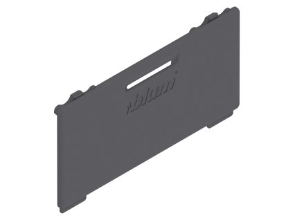 BLUM ZA4.5400.BT vnitřní krytka MERIVOBOX, vyražené logo BLUM, tmavě šedá, OG-M