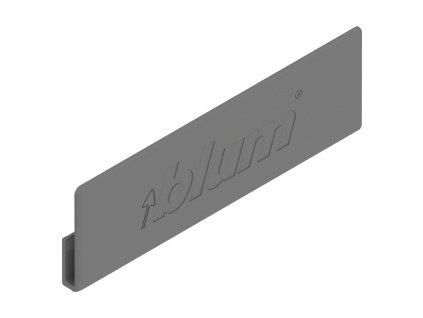 BLUM ABD.1000.BT vnější krytka MERIVOBOX, vyražené logo BLUM, šedá, IG-M