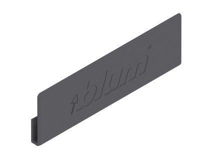 BLUM ABD.1000.BT vnější krytka MERIVOBOX, vyražené logo BLUM, tmavě šedá OG-M