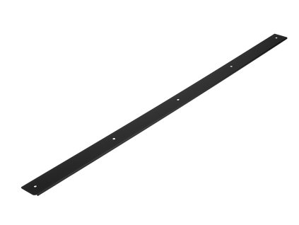 Ukončovací lišta na pracovní desku 38mm délka 900mm levá černá mat