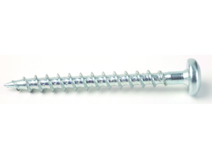 StrongFix Vrut TX 4x60 půlkulatá hlava zinek bílý T20