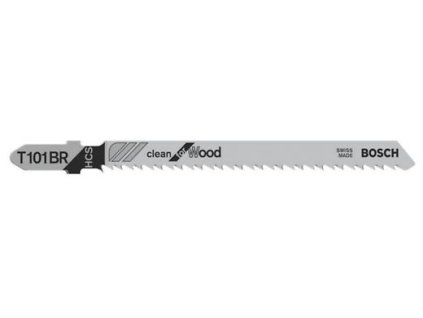 BOSCH 2608633779 Pilový plátek do přímočaré pily T 101 BR Clean for Wood, 3ks