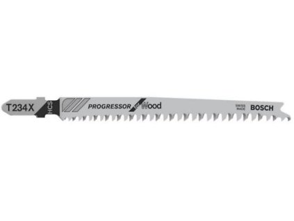 BOSCH 2608633528 Pilový plátek do přímočaré pily T 234 X Progressor for Wood,5ks