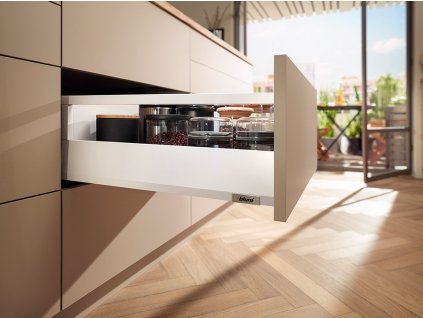 BLUM sada Merivobox E reling 500mm 70kg bílá
