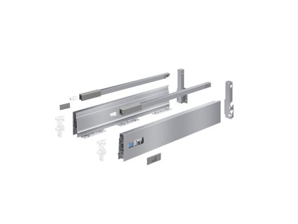 HETTICH 9307226 Atira flexi sada úplná 420/176 stříbrná, reling, čelní příchyt