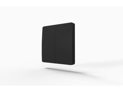 StrongLumio bezdrátový vypínač samonapájecí - černá, 2 tlačítka