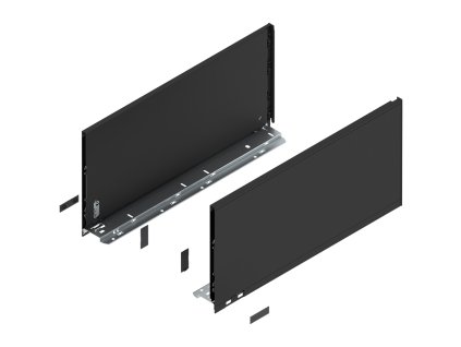 BLUM 770F4002S bočnice Legrabox F 400mm karbon černá CS-M