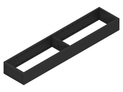 BLUM ZC7S500RS1 Ambia-line rámeček pro LBX/MVX, NL=500/Š=100 karbon černá CS-M