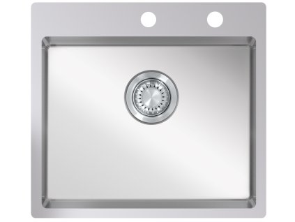StrongSinks S3 Dřez Duna 500, rozměr 500 x 505 mm nerez s excentrem