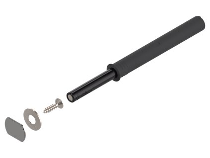 BLUM 956A1004 Tip-on pro závěs dlouhý 76mm s magnetem, sada, karbon černá CS