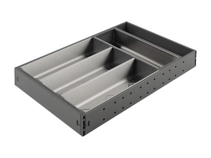 StrongMax příborník kompletní sada H=450, Š=276mm šedá, včetně 4 misek