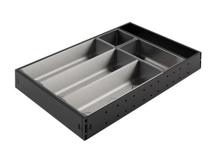 StrongMax příborník kompletní sada H=450, Š=276mm černá, včetně misek 3+2