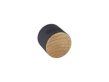 TULIP Knop Hole 40 mm dub lakovaný/černá