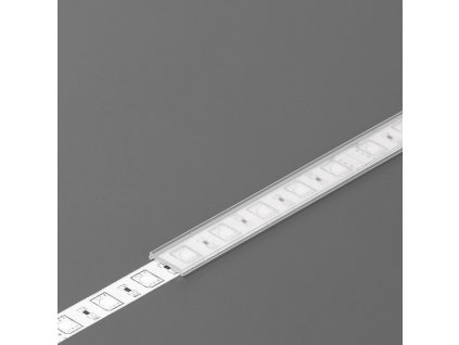 StrongLumio krycí lišta C2 k profilu Slim 8/Smart10 naklapávací průsvitná 3000mm