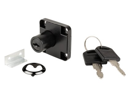 StrongLocks Zásuvkový zámek černý - různé kombinace + kovový protikus