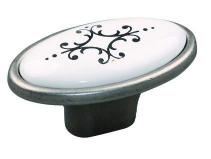 Marella Design knop Venice O starocín/porcelán motív