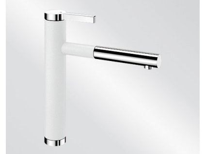 BLANCO 518441 Baterie Linee-s bílá/chrom Silgranit-look