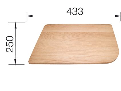 BLANCO 513484 Příslušenství krájecí deska dřevěná pro Delta 18/10 a Silgranit