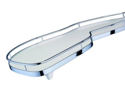 KES 047923 LeMans II koše ARENA classic 500mm levé - šedé dno/reilng stříbrný