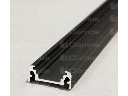 StrongLumio profil LED Surface 10 alu černý 3000mm