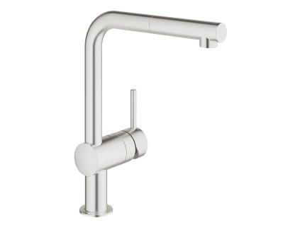 GROHE 32168DC0 Baterie Minta L-výpusť s vytahovacím perlátorem supersteel