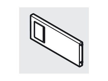 BLUM ZC7Q010SS Ambia Line příčka 100mm šedá