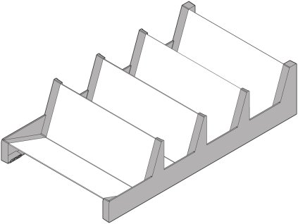 BLUM ZC7G0P0I držák na kořenky 200mm