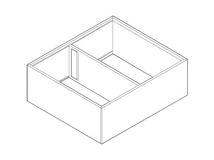 BLUM ZC7F300RHU Ambia Line rám dub bardolino
