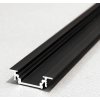 StrongLumio profil LED Groove 10 alu černý 2000mm