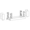 HETTICH 9257151 AvanTech You držáky pro individuální materiál 187/500 bílé L