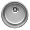 StrongSinks S1 Eko Dřez nerez satén kulatý pr. 446 mm, horní montáž