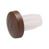 IF-tlumič dvířek závrtný 5mm Bi-materiál hnědý výška 2,5mm