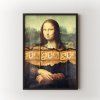 Plakát Mona Lisa Secret v černém rámu