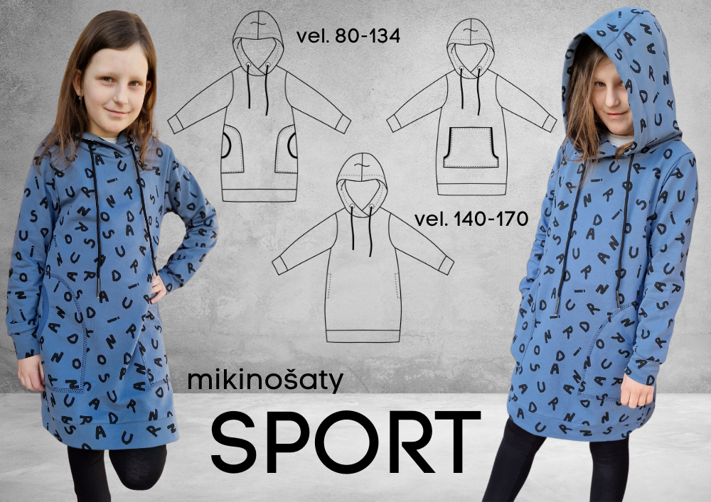 mikinošaty SPORT
