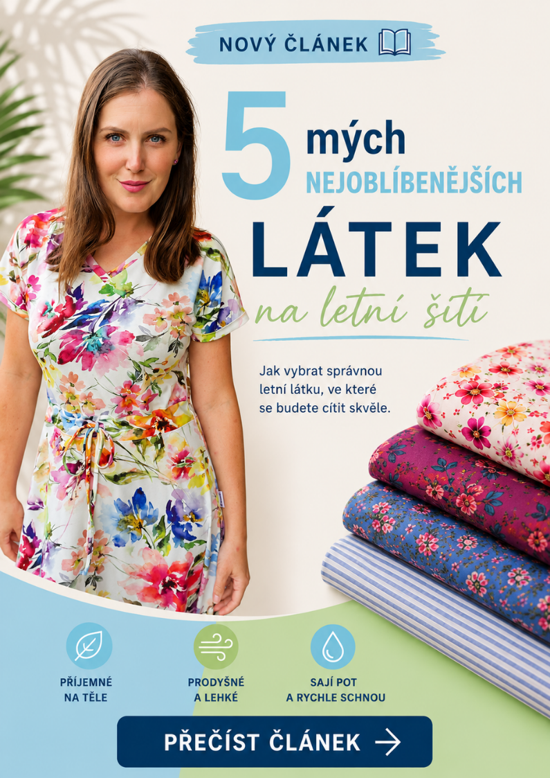 5 mých nejoblíbenějších látek na letní šití- mobil