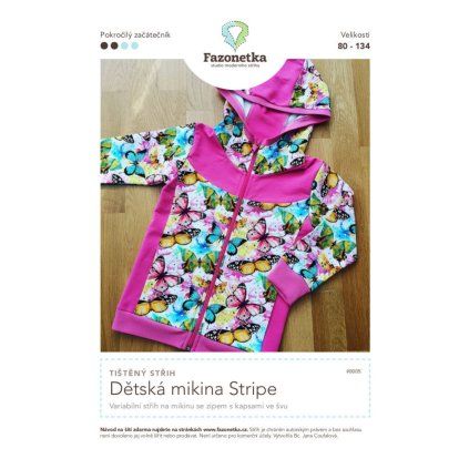 132 tisteny strih mikina stripe vel 80 134 3