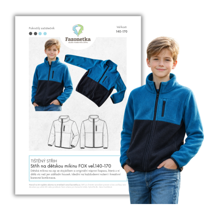 tištěný střih Fox 140 170