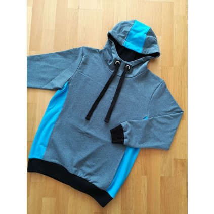 Střih pánská mikina Stripe- 2 varianty- vel.44-66 (116)