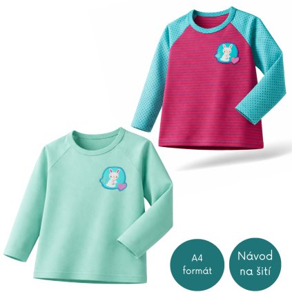 Uvodní foto dětské tričko raglan