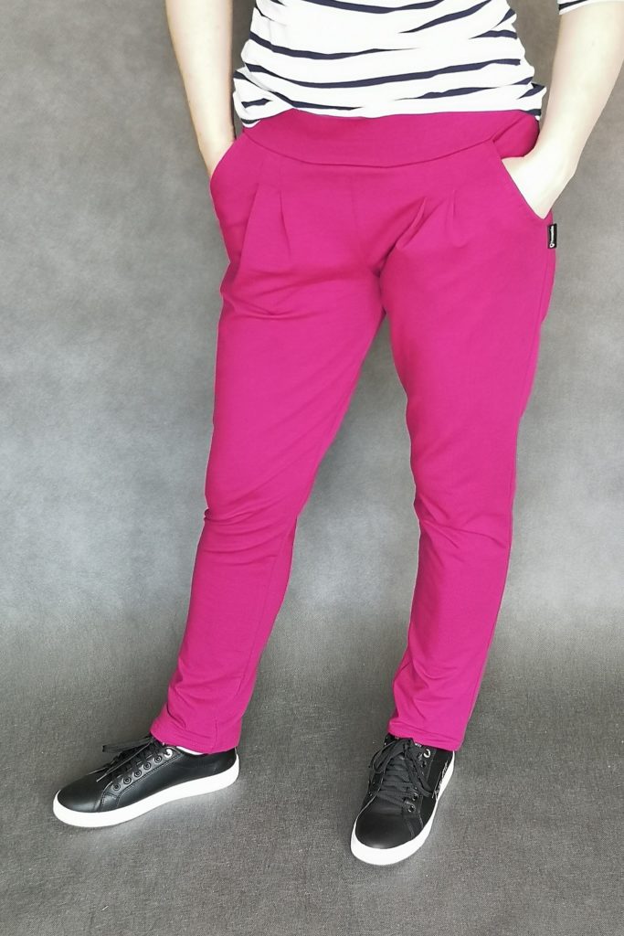 Střih dámské tepláky Sára vel. XXS- XXXL (63)