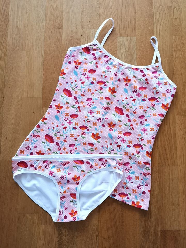 Set střihů na dámské kalhotky a košilku Romace vel. XXS-XXXL (152)