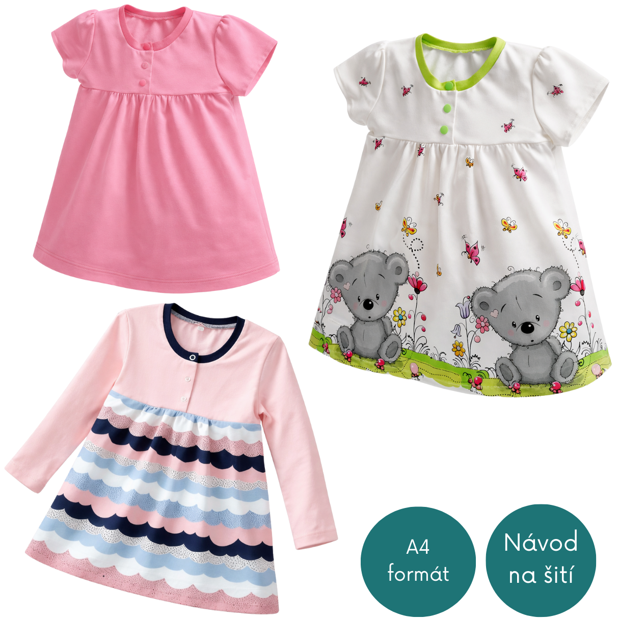 Střih tričko Hanička vel.80-134 (67)