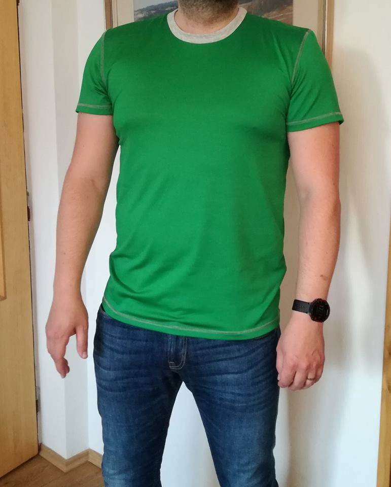 Střih na pánské klasické tričko- vel.S-XXXXL (31)