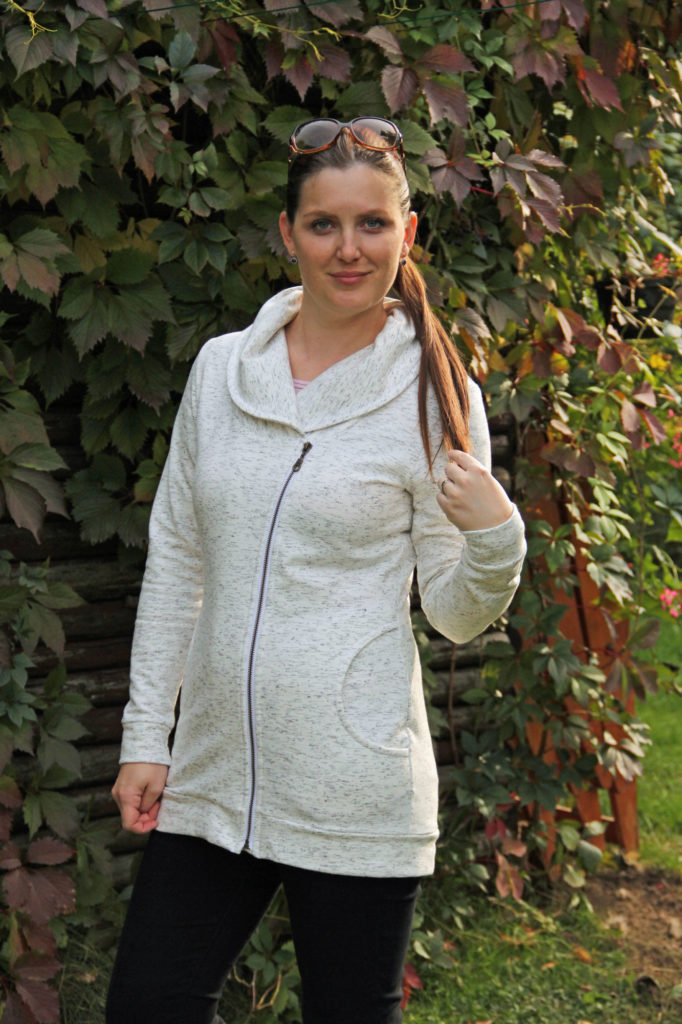 Střih na dámskou mikinu- vel.XS-XXL (25)