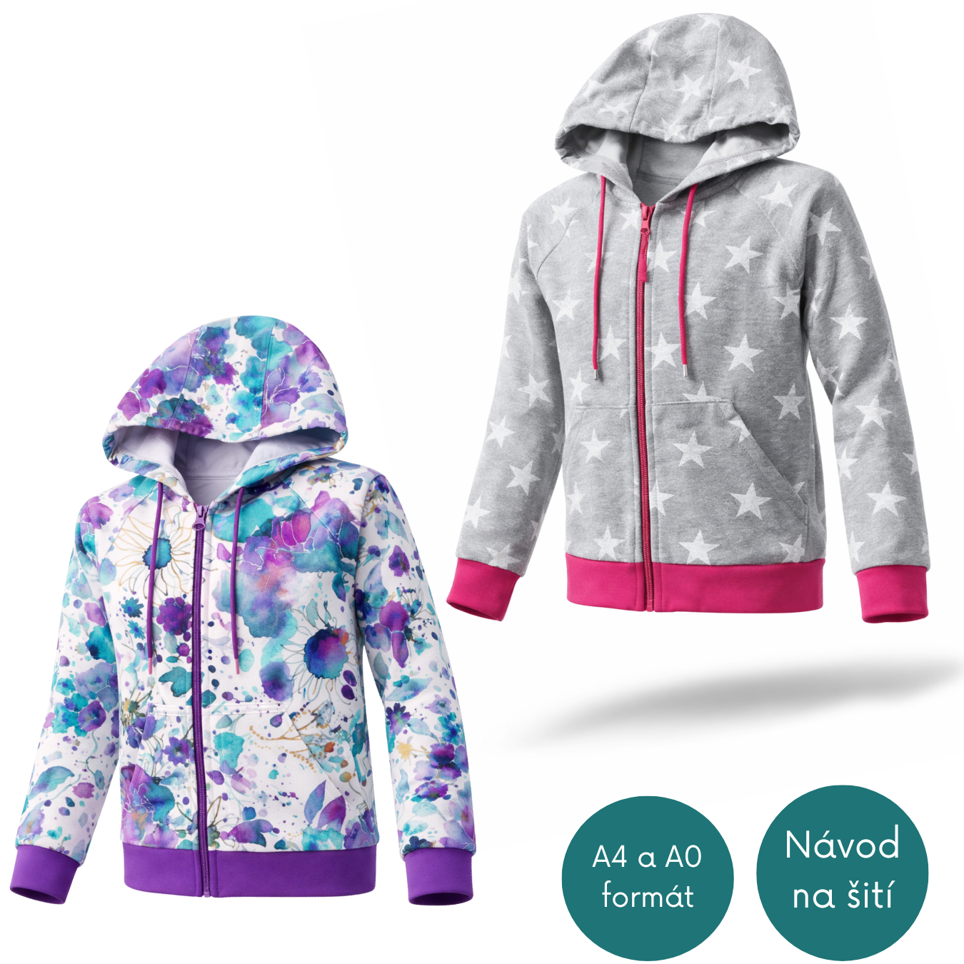 Střih na dětskou mikinu Raglan klasik vel.80-134 (167)