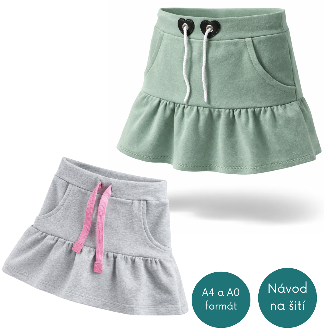 Střih sukýnka Alice vel.80-134 (74)