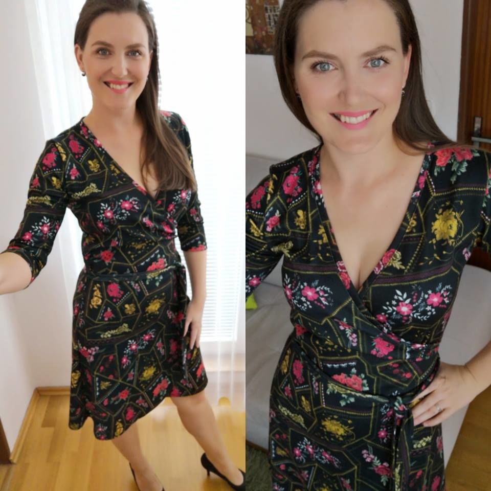 Střih na dámské šaty Amélie vel. XXS-XXXL (106)